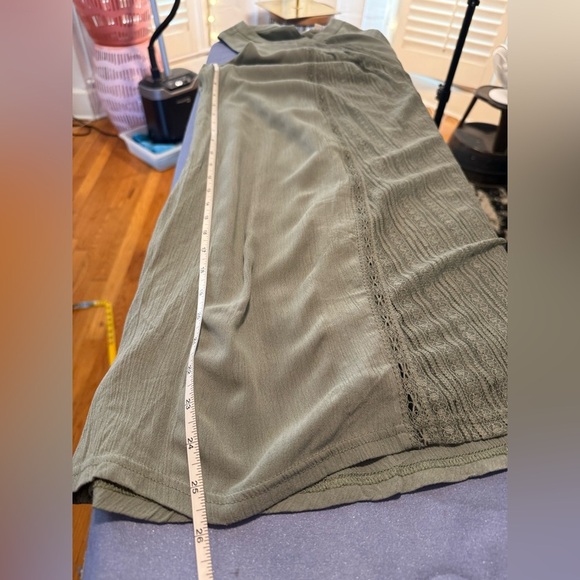 Skylar & Jade Boho Green Relaxed Tunic Dress - Picture 8 of 8